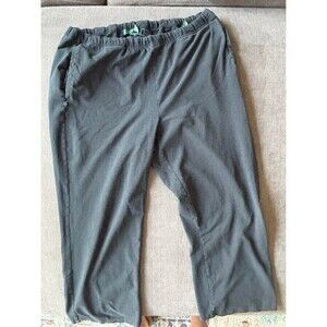 Lauren Ralph Lauren Plus Size 1X Black Lounge Pants Stretch Cotton Straight Leg
